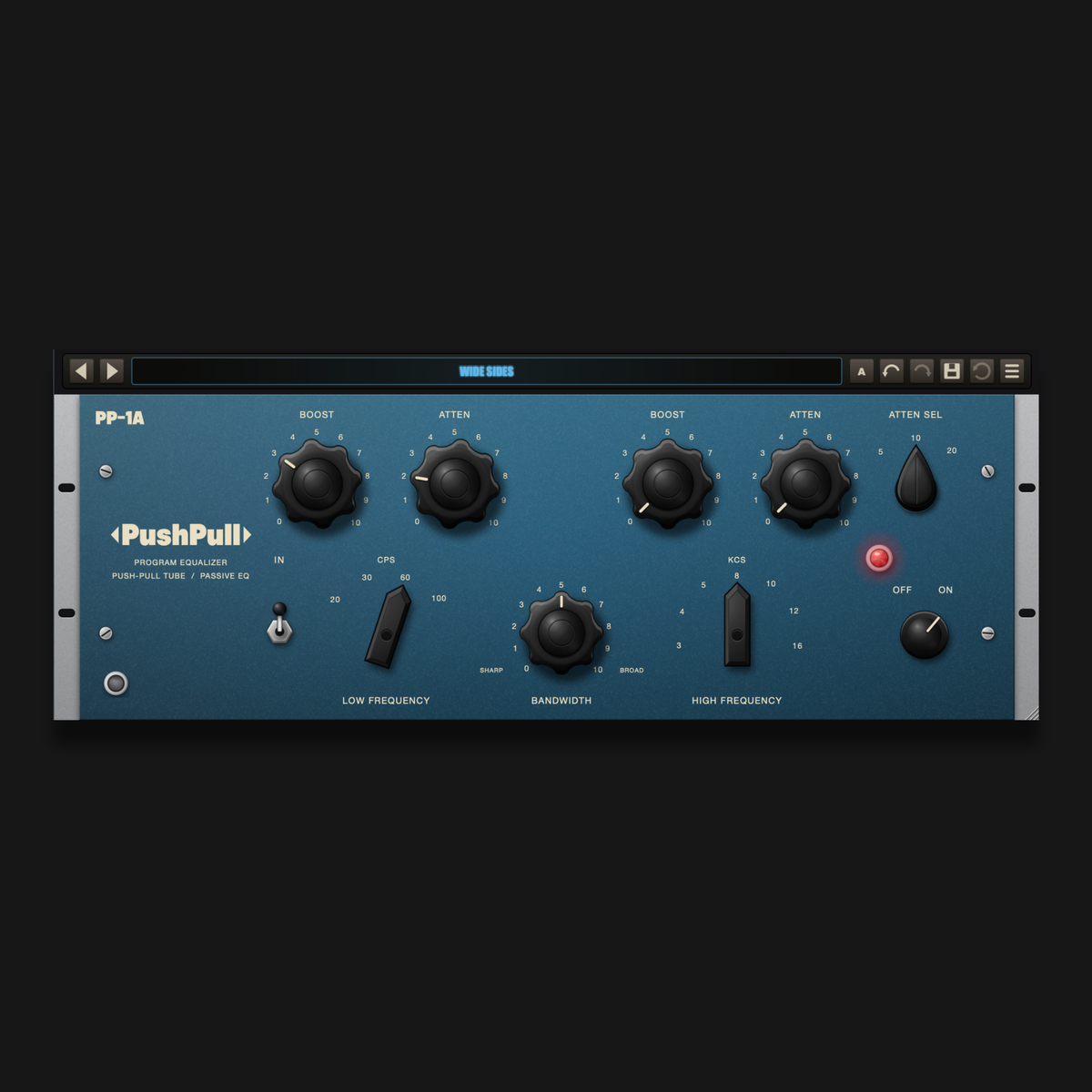 Push Pull – Program Equalizer plugin for Mac and PC