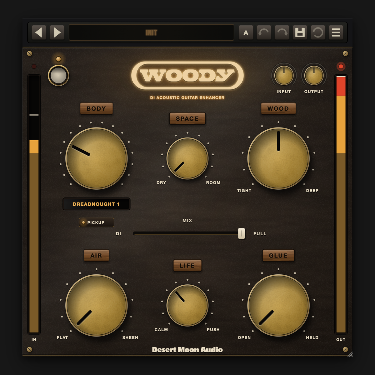 Woody – DI Acoustic Guitar Enhancer plugin for Mac and PC