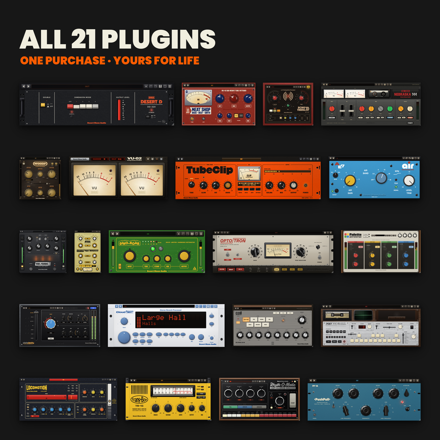 Everything Bundle - all twenty-one Desert Moon Audio plug-ins