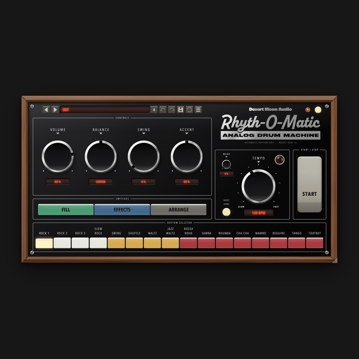 Rhyth-O-Matic ROM-16 - Desert Moon Audio plug-in