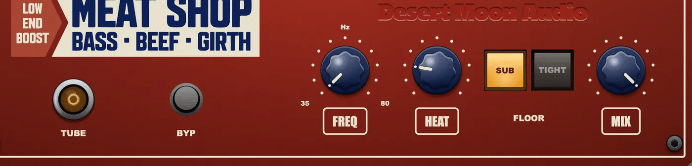 The FREQ, HEAT, FLOOR and MIX row stepping through settings