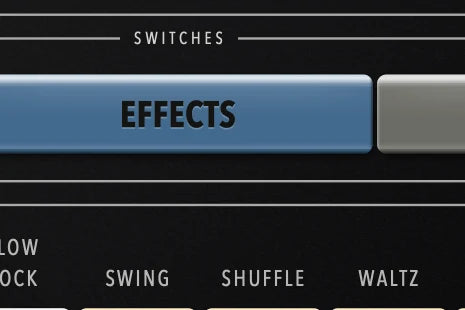 Rhyth-O-Matic – The effects panel