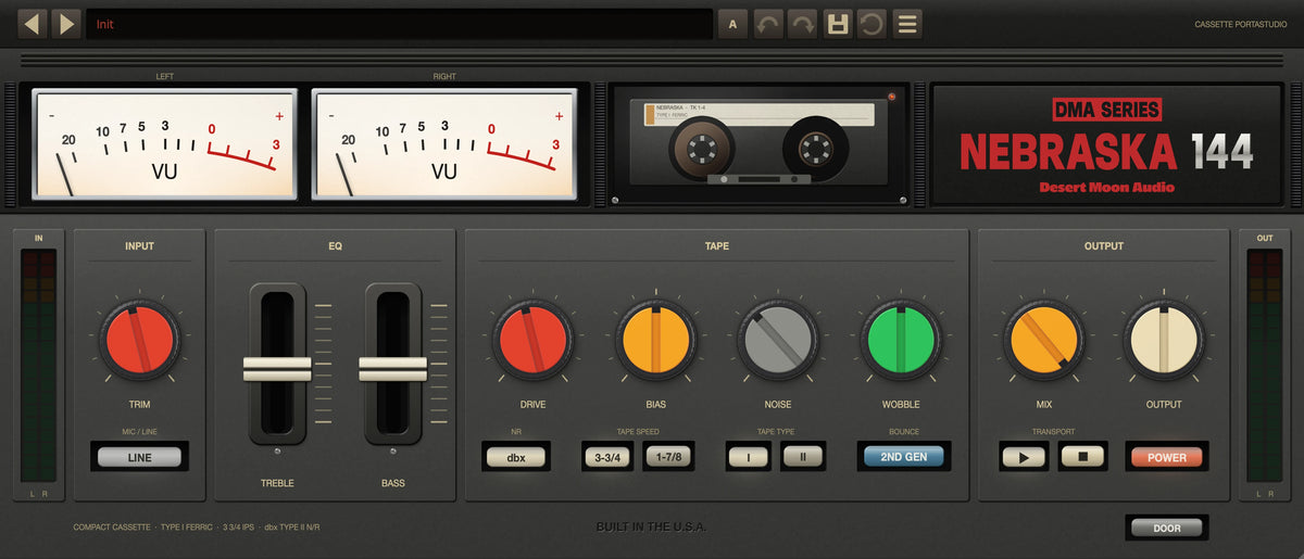 Nebraska 144 panel, with its controls numbered